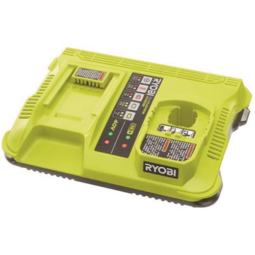 RYOBI ONE+ Lithium-Ion Dual Platform Charger for ONE+ 18V and 40-Volt Batteries