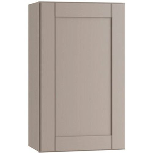 Contractor Express Cabinets Veiled Gray Shaker Assembled PlywoodWall Kitchen Cabinet with Soft Close 21 in. x 30 in. x 12 in.