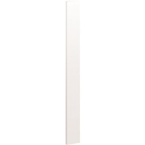 6 in. x 30 in. x 0.75 in. Shaker Assembled Stock Plywood Kitchen Cabinet Filler Strip in Vesper White