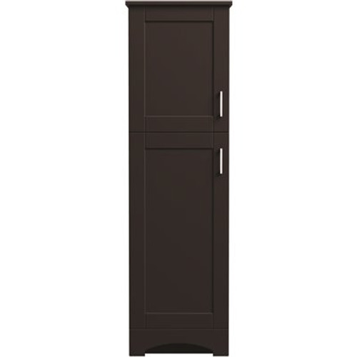 MagickWoods Brixton 18 in. W x 19-1/8 in. D x 60 in. H Linen Cabinet in Dark Chestnut