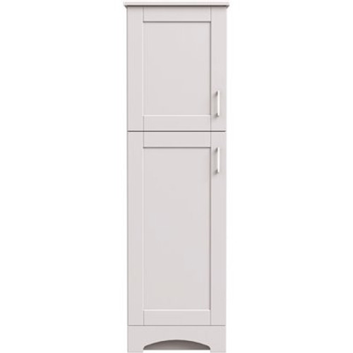 MagickWoods Brixton 18 in. W x 19-1/8 in. D x 60 in. H Linen Cabinet in Vanilla White