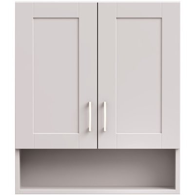 MagickWoods Brixton 24 in. W Toilet Topper in Vanilla White