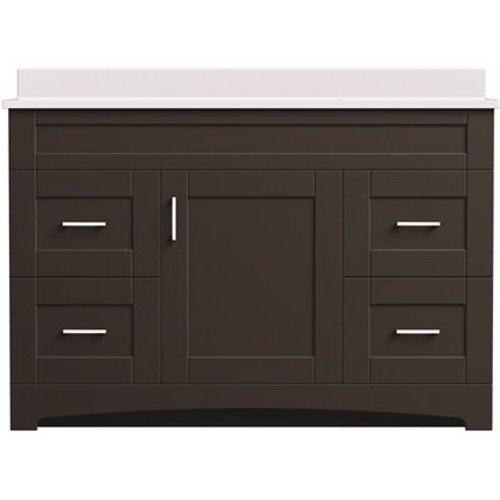 MagickWoods Brixton 48 in. W x 18 in. D Bath Vanity Cabinet in Dark Chestnut