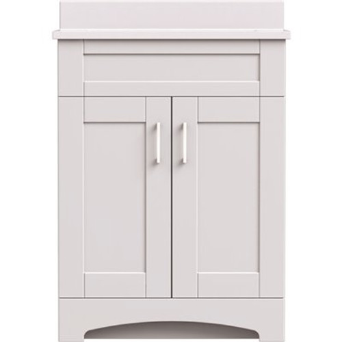 MagickWoods Brixton 24 in. W x 18 in. D Bath Vanity Cabinet in Vanilla White