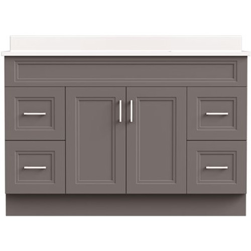 MagickWoods Marlow 48 in. W x 21 in. D Bath Vanity Cabinet Only in Gray Slate