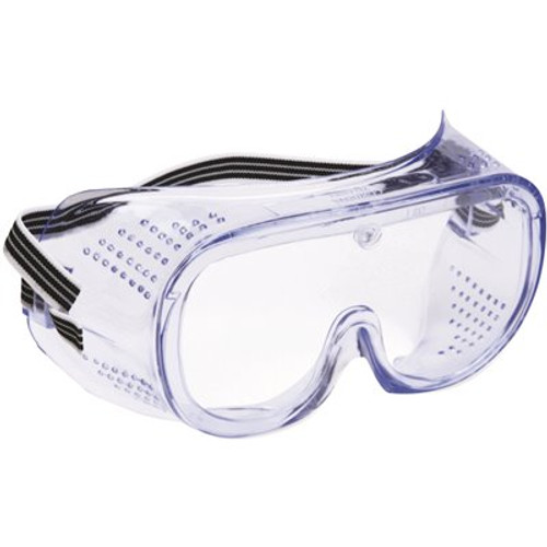 Clear Perforated Anti-Fog Safety Goggles