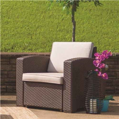 Carnegy Avenue Wood Outdoor Dining Chair in Chocolate Brown
