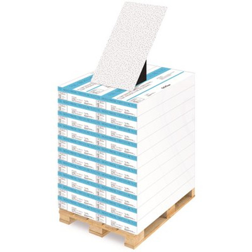 TopTile Foil Backed Fine Fissured 2 ft. x 4 ft. Mineral Fiber Ceiling Panel (1-Pallet of 20-Cases Cover 1,280 sq. ft.)