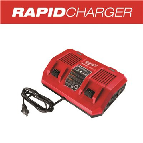 Milwaukee M18 18-Volt Lithium-Ion Dual Bay Rapid Battery Charger