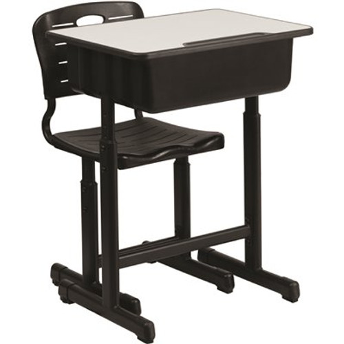 Carnegy Avenue Grey Open Front Student Desk and Chair Sets