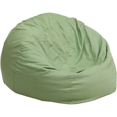 Carnegy Avenue Green Fabric Bean Bag Chair