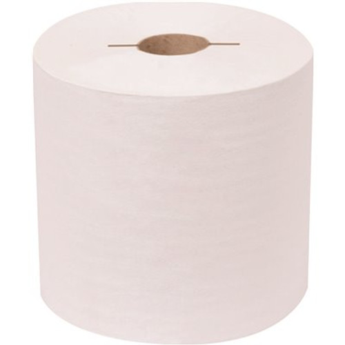 Renown 7.5 in. White Advanced Controlled Hardwound Paper Towels (800 ft. per Roll, 6-Rolls per Case)