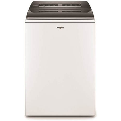 5.3 cu. ft. Smart Top Load Washing Machine in White with Load and Go, Built-In Water Faucet and Stain Brush, ENERGY STAR