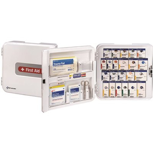 First Aid Only 50-Person SmartCompliance Complete Plastic Cabinet, ANSI Compliant