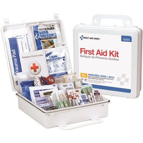 First Aid Only 50-Person Bulk Plastic First Aid Kit, ANSI Compliant