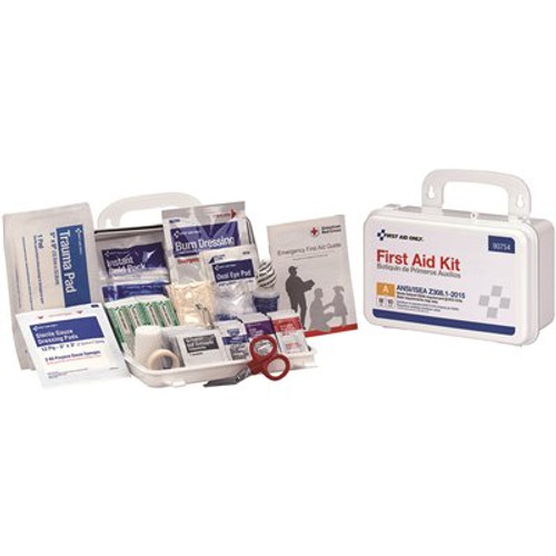 First Aid Only 10-Person Bulk Plastic First Aid Kit, ANSI Compliant