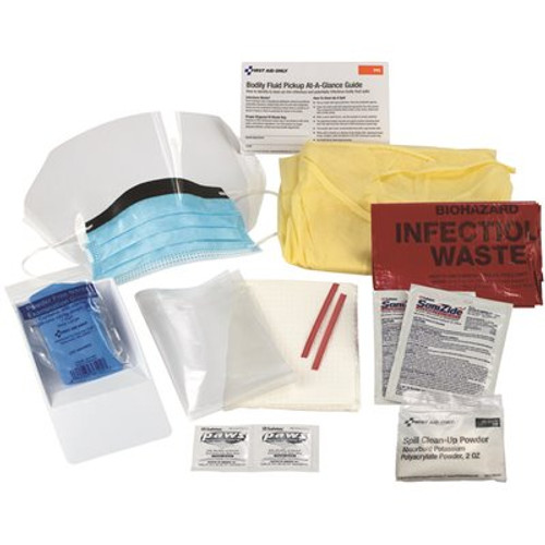 First Aid Only Bloodborne Pathogen Single Use Spill Clean Up Kit