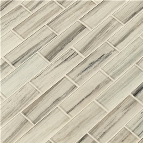 MSI Malta Cliffs 11.81 in. x 11.81 in. Glossy Glass Subway Wall Tile (9.7 sq. ft./Case) MSI Malta Cliffs 11.81 in. x 11.81 in. Glossy Glass Subway Wall Tile (9.7 sq. ft./Case)