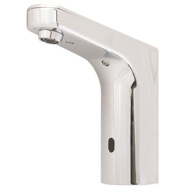Speakman Sensorflo Battery Powered Single Hole Touchless Bathroom Faucet with Thermostatic Mixing Valve in Polished Chrome