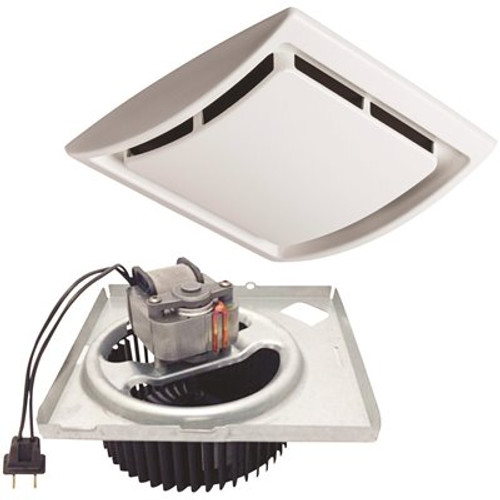 Broan-NuTone 60 CFM Quick Install Bathroom Exhaust Fan Motor and Grille Upgrade Kit