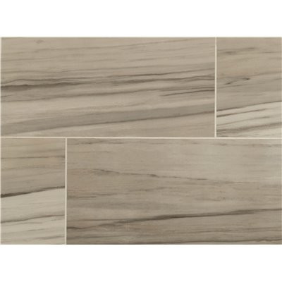 MSI Lindell Celeste 12 in. x 24 in. Polished Porcelain Stone Look Floor and Wall Tile (16 sq. ft./Case)