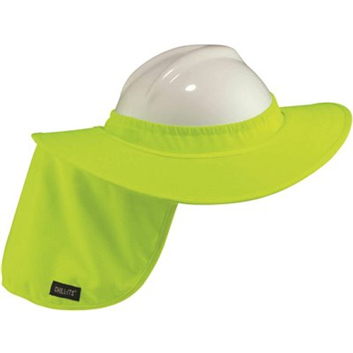Ergodyne Lime Hard Hat Brim with Shade Ergodyne Lime Hard Hat Brim with Shade