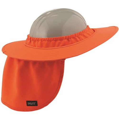 Ergodyne Orange Hard Hat Brim with Shade Ergodyne Orange Hard Hat Brim with Shade