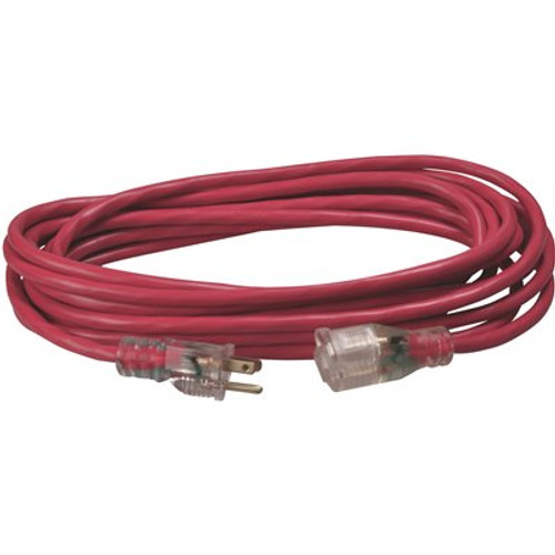 Southwire 25 ft. 14/3 SJTW Heavy-Duty 15 Amp General Purpose Extension Cord with Lighted End