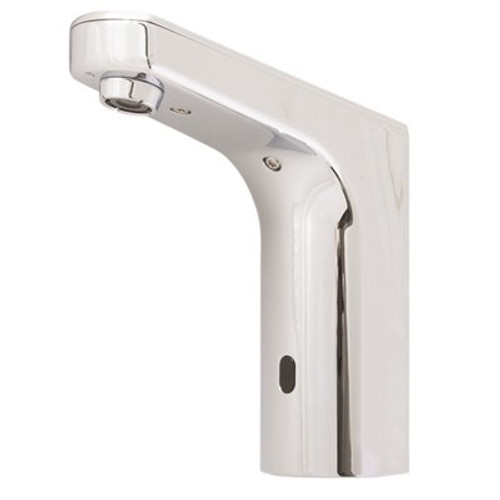 Speakman Sensorflo AC Powered Single Hole Touchless Bathroom Faucet with Thermostatic Mixing Valve in Polished Chrome