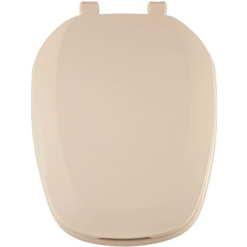 CENTOCO Eljer Emblem Elongated Square Closed Front Toilet Seat in Natural