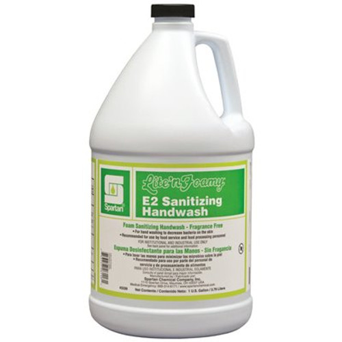 Spartan Lite'n Foamy E2 1 Gallon Sanitizing Hand Soap (4 per pack)