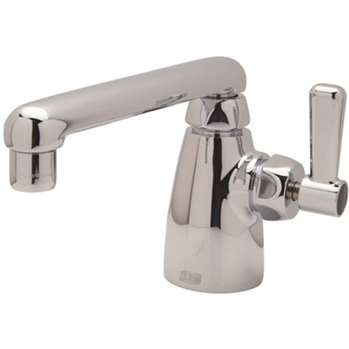 Zurn Single Laboratory Faucet with 6 in. Cast Iron Spout and Lever Handle in Chrome