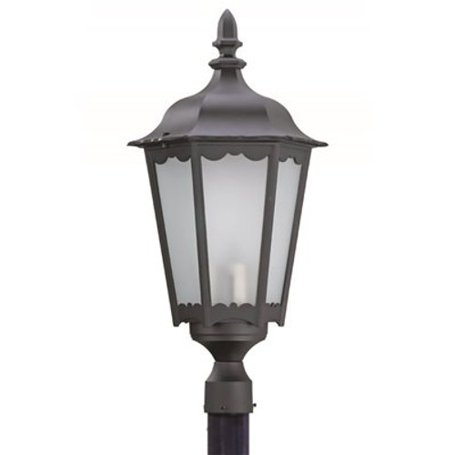 LiteCo Black Outdoor Type 3 LED Post Top Lantern