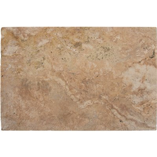 MSI 2 in. x 16 in. x 24 in. Riviera Brushed Travertine Pool Coping (2.67 sq. ft.)