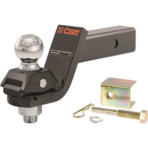 CURT RockerBall Cushion Hitch with 2 in. Ball (2 in. Shank, 7,500 lbs., 3 in. Drop)