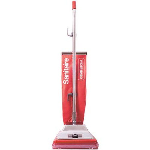 Sanitaire Tradition 12 in. Bagless, Corded, Standard Filtration, Carpet, Red Commercial Upright Vacuum Cleaner