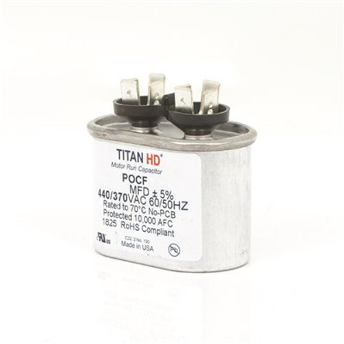 TITAN HD 4 MFD 440/370-Volt Oval Run Capacitor