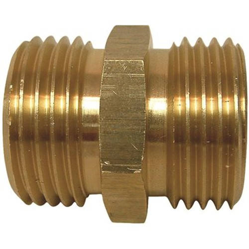 Everbilt 3/4 in. MHT x 3/4 in. MHT Brass Adapter (10-Pack)