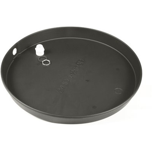 Camco 22 in. I.D. Plastic Drain Pan with CPVC Fitting