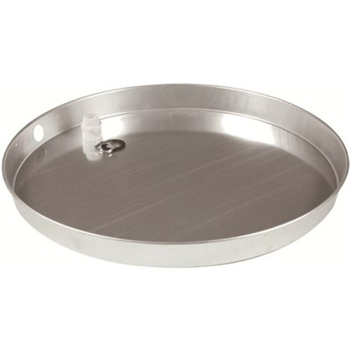 Camco 24 in. I.D. Aluminum Drain Pan with CPVC Fitting