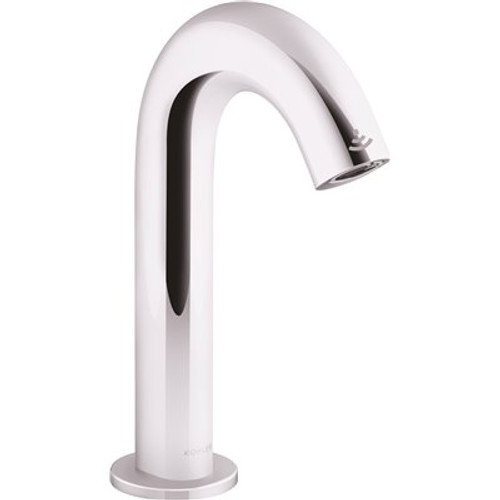 KOHLER Oblo AC-Powered Single Hole Touchless Bathroom Faucet with Kinesis Sensor Technology in Polished Chrome