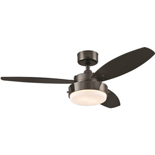 Westinghouse Alloy 42 in. LED Gun Metal Ceiling Fan with Light Kit