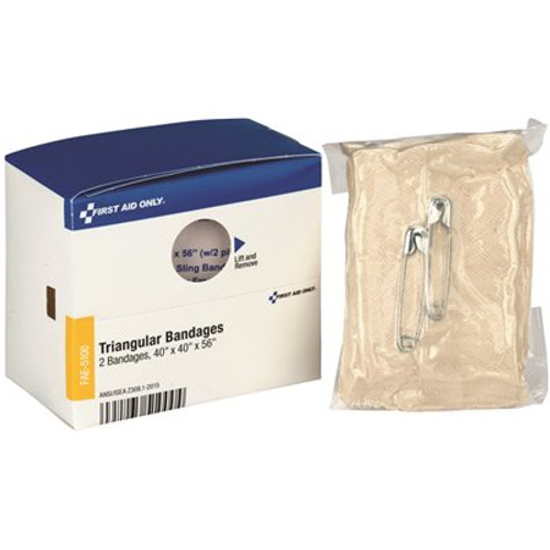 SMARTCOMPLIANCE 40 in. x 40 in. x 56 in. Triangular Bandage Refill (2 per Box)