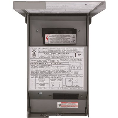 Eaton Ac/Heat Disconnect Non-Fuse 60A