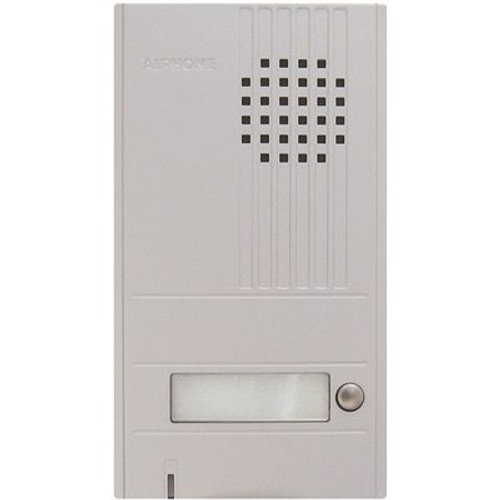 AIPHONE DA Series Surface Mount 1-Channel 1-Call Audio Door Station Intercom with Weather Resistant, Aluminum