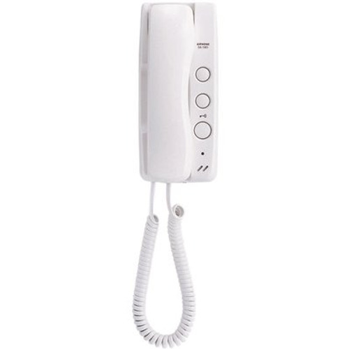 AIPHONE DA Series Surface Mount 1-Channel Audio Master Station Handset Intercom with Door Release, White