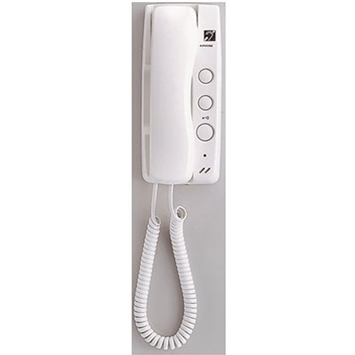 AIPHONE GT Series Surface Mount 1-Channel Multi-Unit Entry System with Handset Intercom with Door Release, White