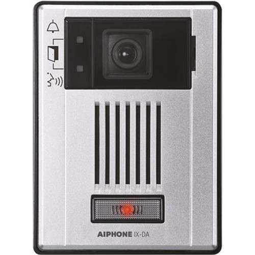 AIPHONE IX Series Surface Mount 1-Channel IP Video Door Station Intercom with 802.3af PoE Compliant, Gray
