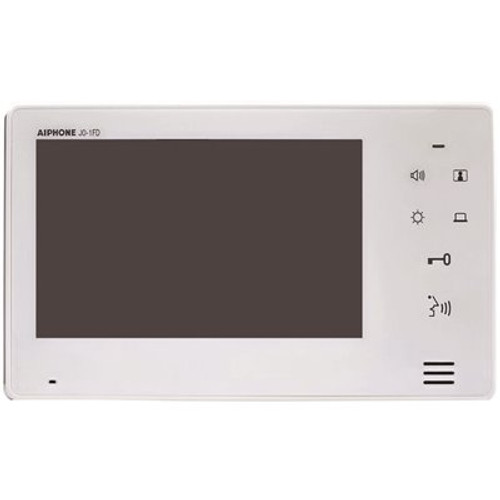 AIPHONE JO Series Surface Mount 1-Channel Multi-Mount Color Video Expansion Station Intercom with 7 in. LCD Display, White