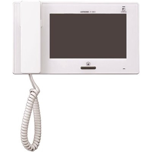 AIPHONE JP Series Surface Mount 1-Channel Color Video Touchscreen Master Station Intercom with Handset, White